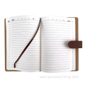 Customized planner journal book printing leather note book